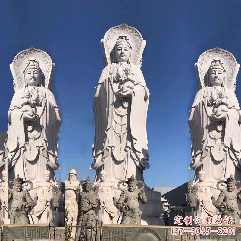 宁德送子观音大型石雕塑