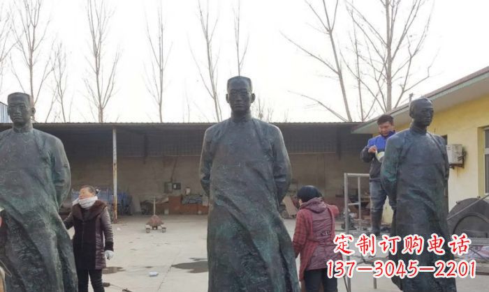 宁德陶行知人物铜雕 (3)