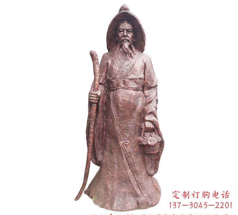 宁德陶渊明铜雕像