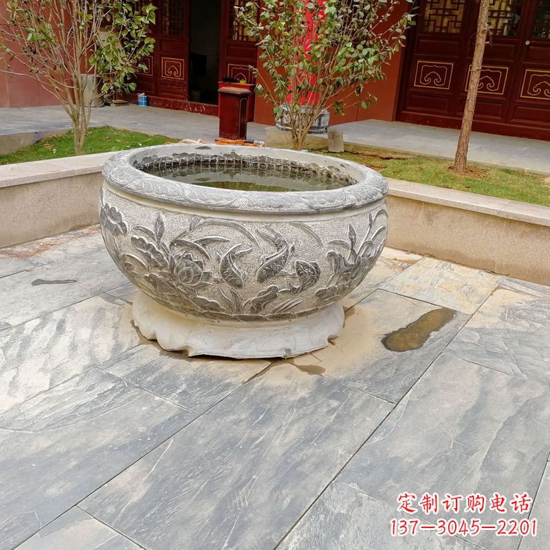 宁德庭院水缸石雕