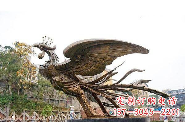 宁德铜雕凤凰