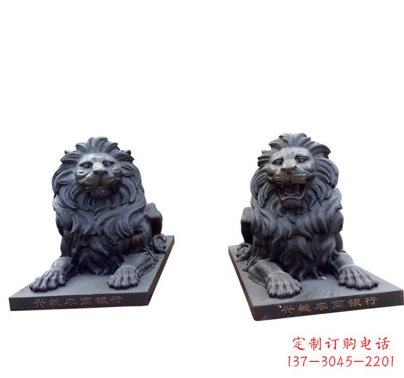 宁德铜雕汇丰狮子 (2)