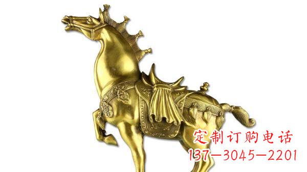 宁德铜雕马公园动物雕塑