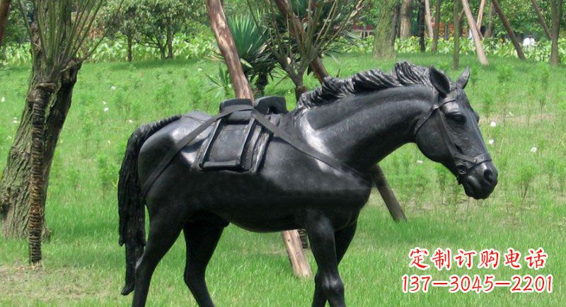 宁德铜雕马公园动物雕塑 (2)