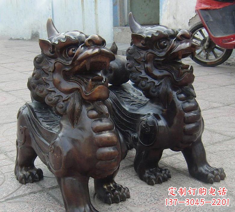 宁德铜雕门口招财貔貅
