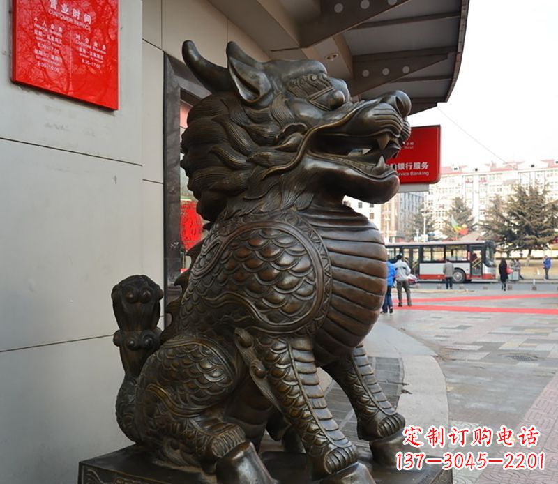 宁德铜雕麒麟