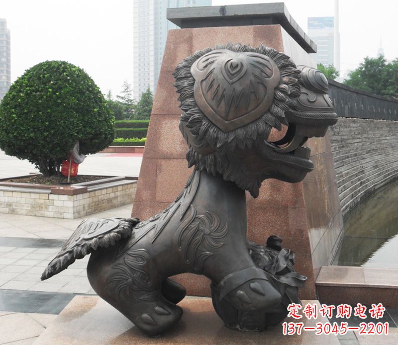 宁德铜雕狮子