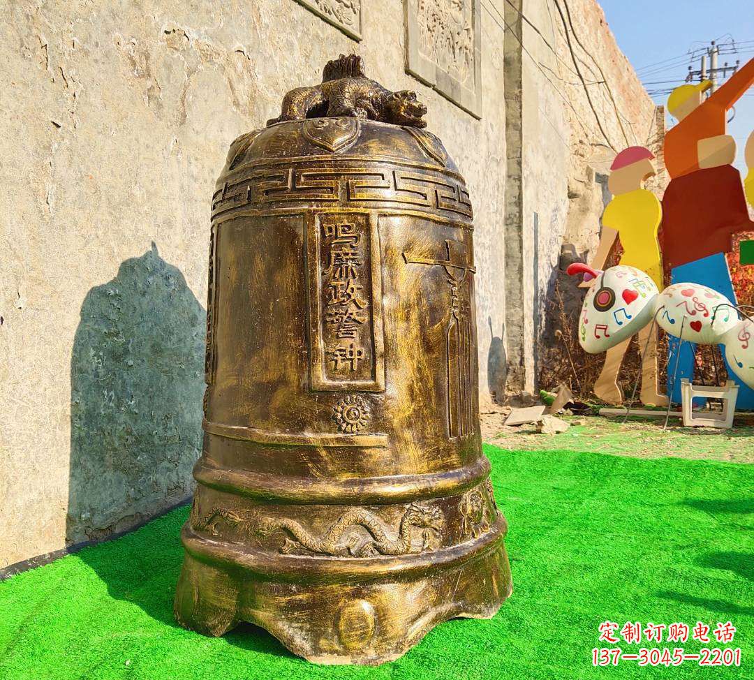 宁德铜雕寺庙警钟雕塑摆件