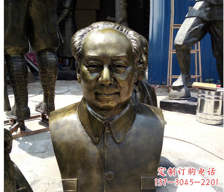 宁德铜雕伟人毛主席胸像
