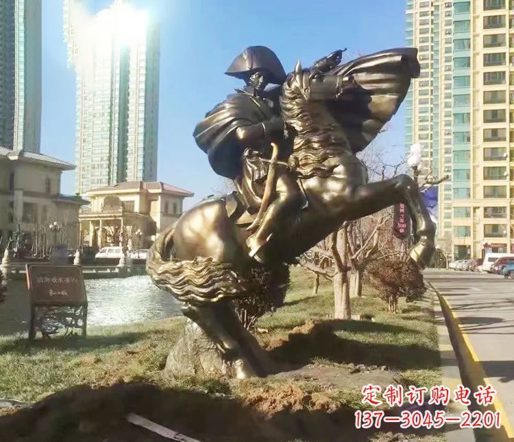 宁德铜雕西方骑马雕塑人物
