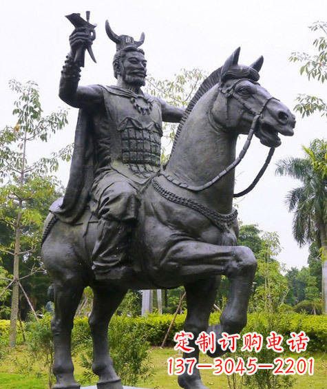宁德铜雕炎帝骑马