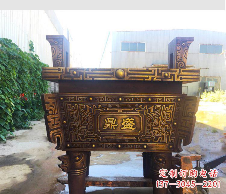 宁德铜雕招财鼎盛香炉