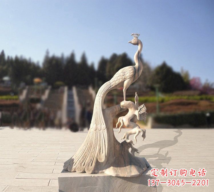 宁德晚霞红孔雀石雕