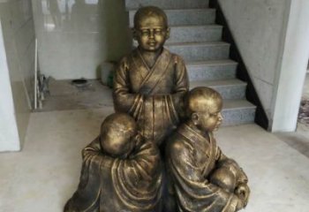 宁德中国领雕塑推出的金色佛祖三像是一件令人惊…