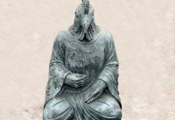 宁德鸡兽融合的象征——全新兽首人身石雕