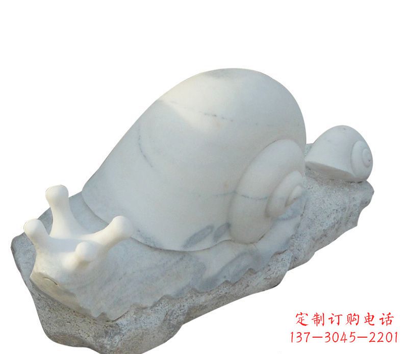 宁德蜗牛石雕公园动物摆件