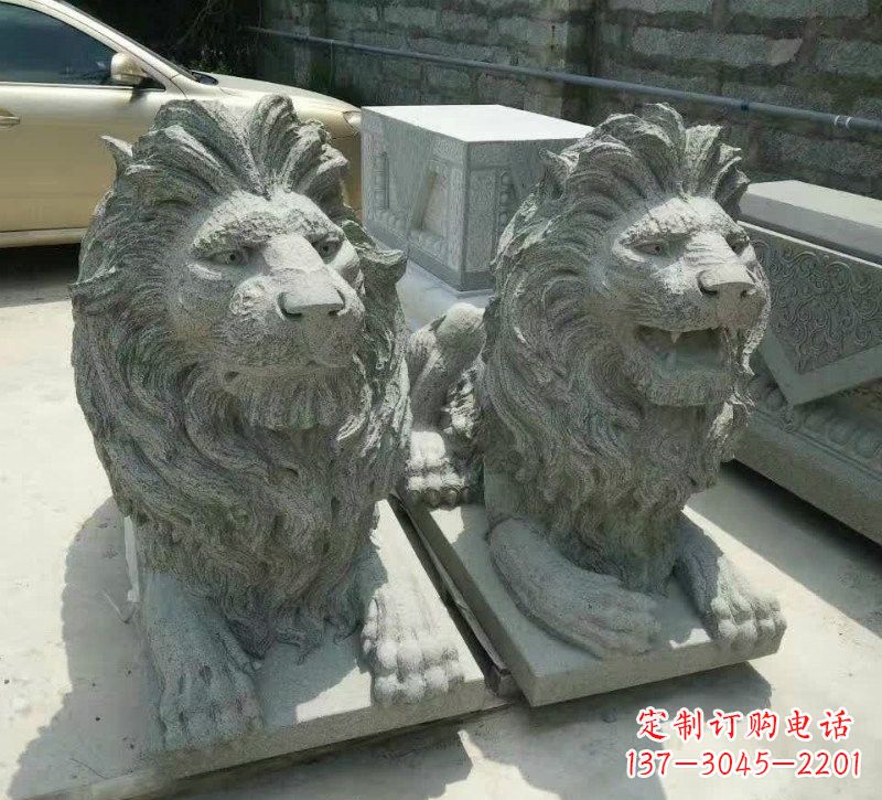 宁德卧式狮子石雕