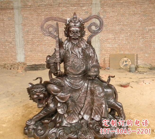 宁德武财神赵公明铜雕