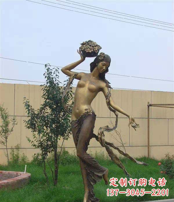 宁德西方美女公园人物铜雕