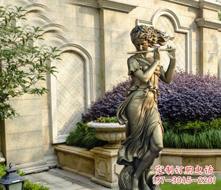 宁德西方女人别墅景观铜雕塑