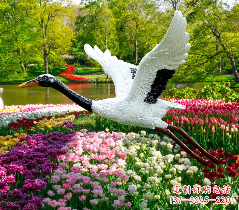 宁德仙鹤雕塑灯