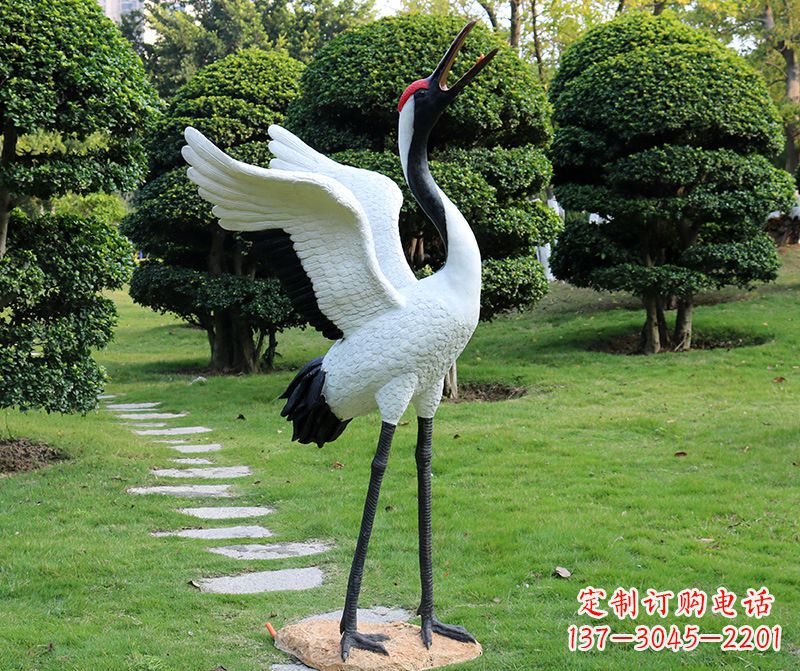 宁德仙鹤金属雕塑