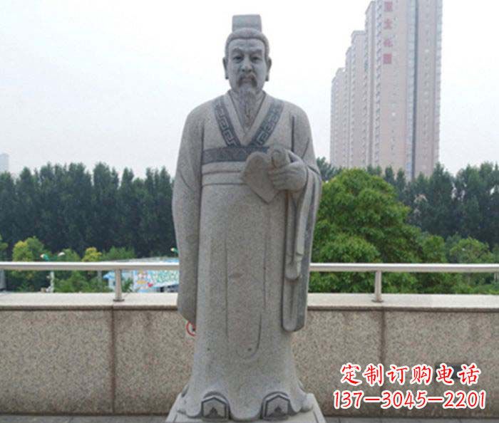 宁德先秦法家代表人物商鞅石雕