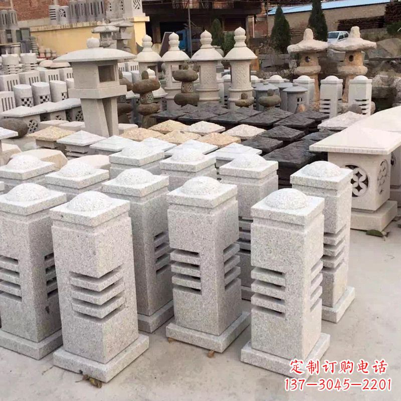 宁德现代简约石雕灯笼