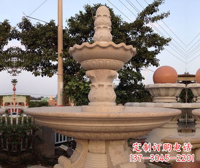 宁德小区景观大型喷泉石雕 (4)
