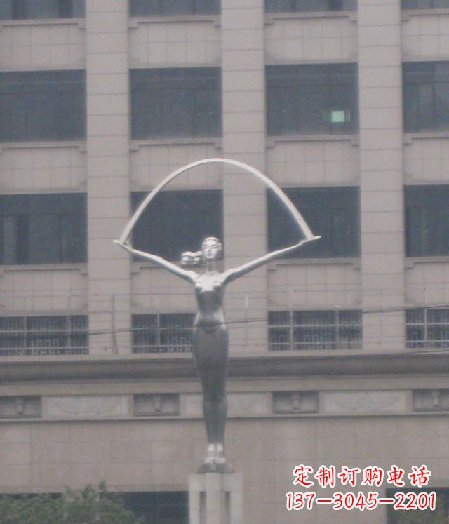宁德校园不锈钢女孩雕塑