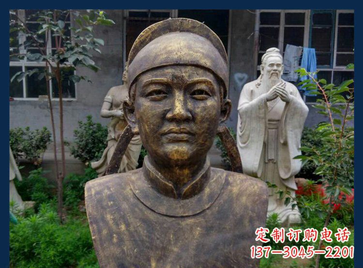 宁德校园古代名人毕昇铜雕