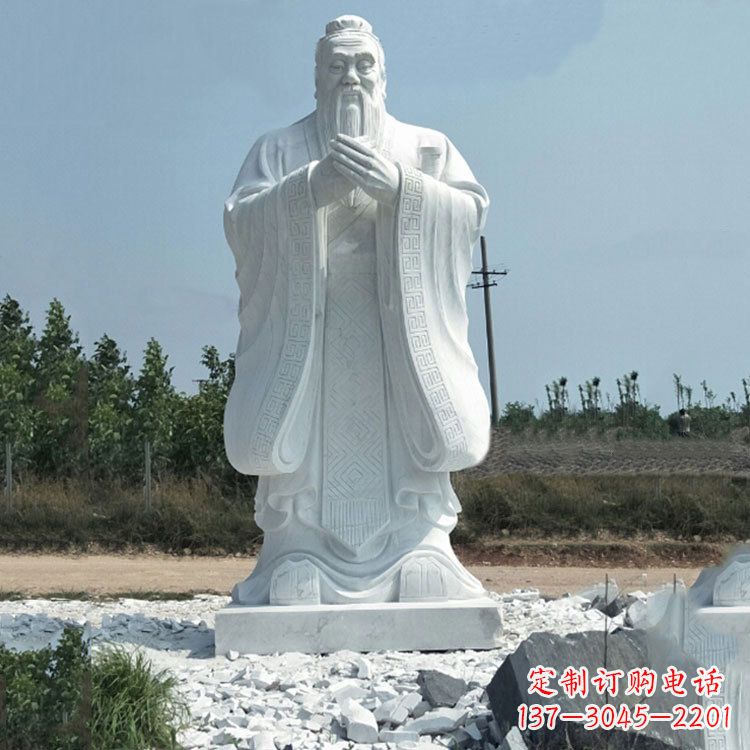 宁德校园孔子人物雕像