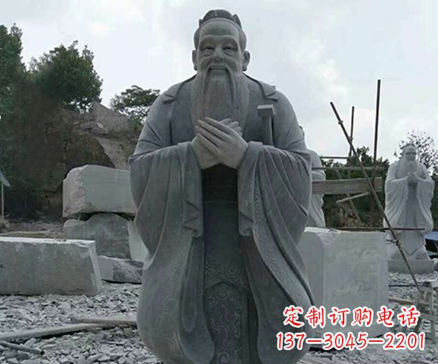 宁德校园孔子人物石雕
