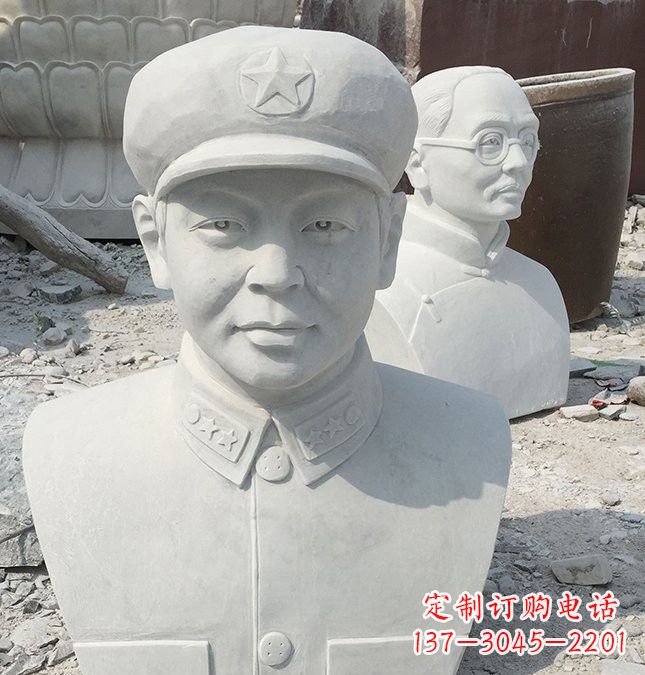 宁德校园雷锋头像石雕