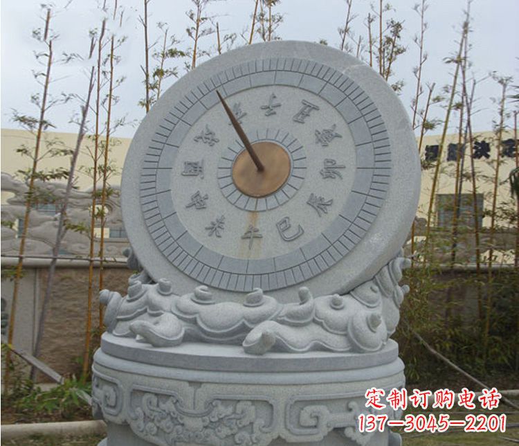 宁德学校大理石日晷石雕 (5)