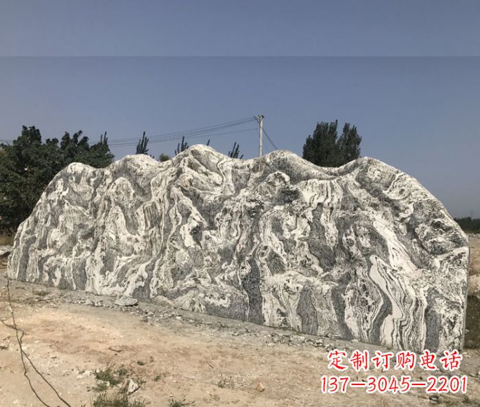 宁德雪浪石假山公园景观石雕 (3)
