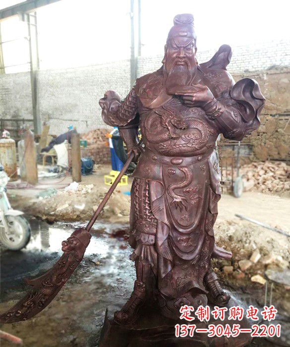 宁德义薄云天关公像
