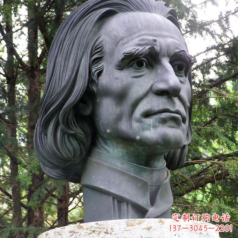 宁德英国著名外科医生利斯特铜雕头像雕塑