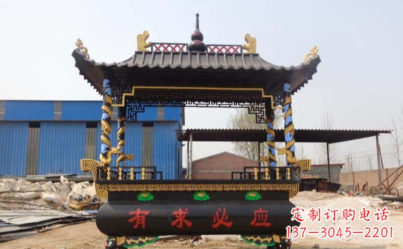 宁德有求必应香炉寺庙铜雕