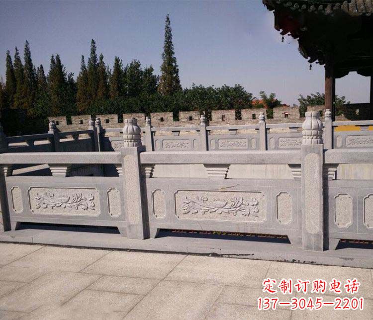 宁德园林仿古石栏板景观石雕 (2)