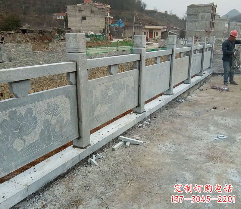 宁德园林仿古石栏板景观石雕 (5)