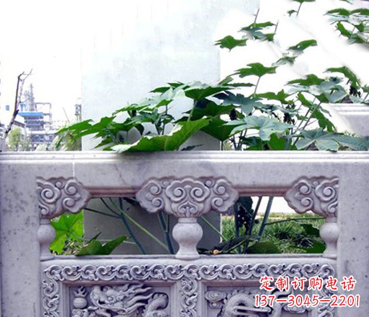 宁德园林仿古石栏板景观石雕 (6)