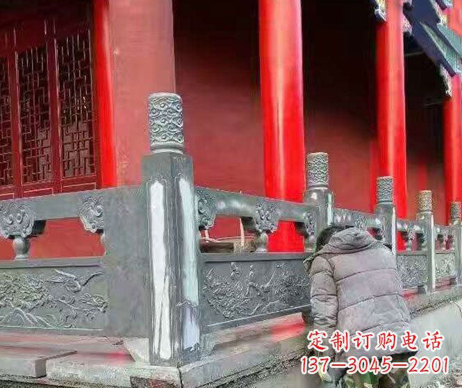 宁德园林仿古石栏板景观石雕 (9)