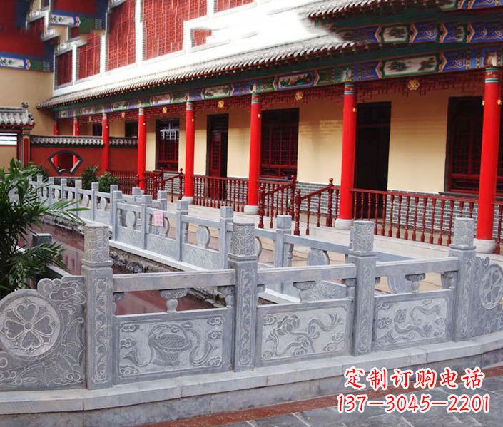 宁德园林仿古石栏板景观石雕 (12)