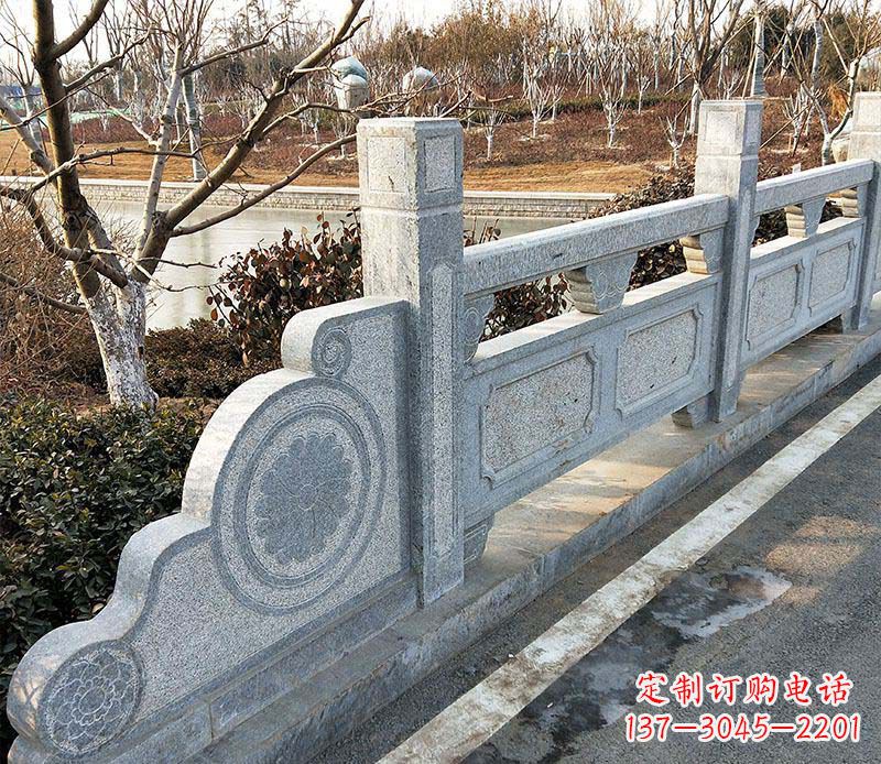 宁德园林仿古石栏板景观石雕_1