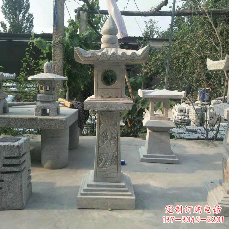 宁德园林仿古做旧中式石灯