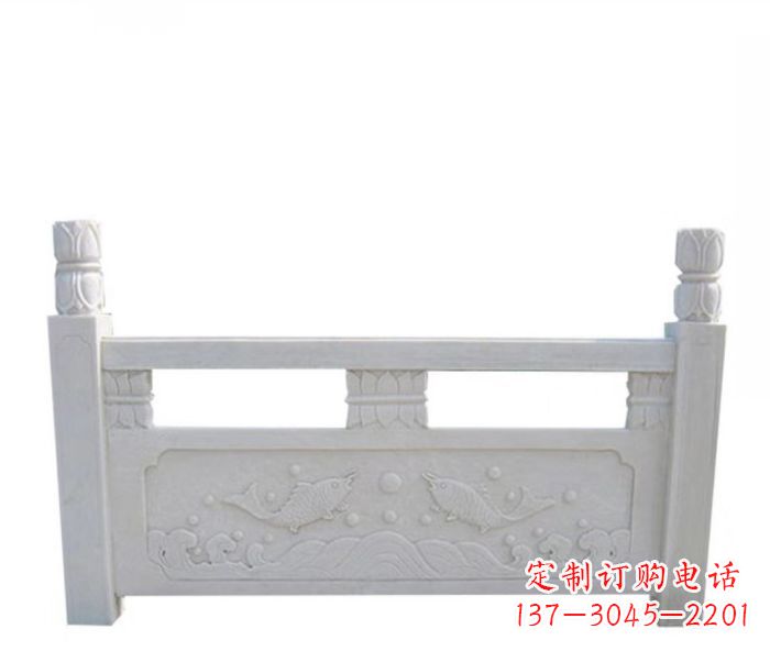 宁德园林汉白玉石浮雕栏板