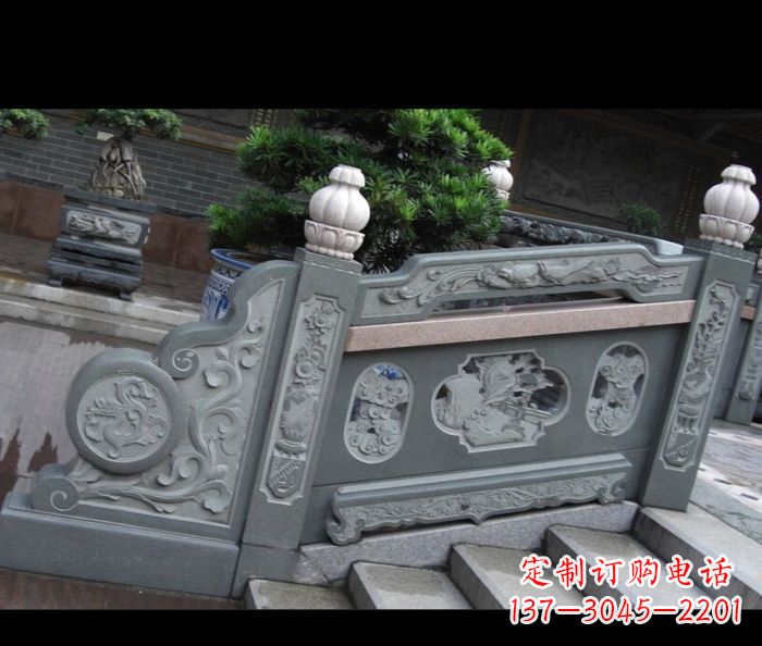 宁德园林景观大理石栏板雕塑 (6)