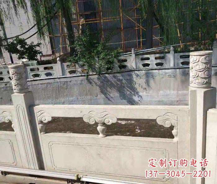 宁德园林景观大理石栏板石雕 (6)