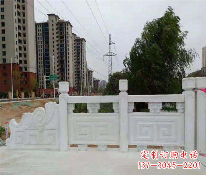 宁德园林景观大理石栏板石雕 (5)